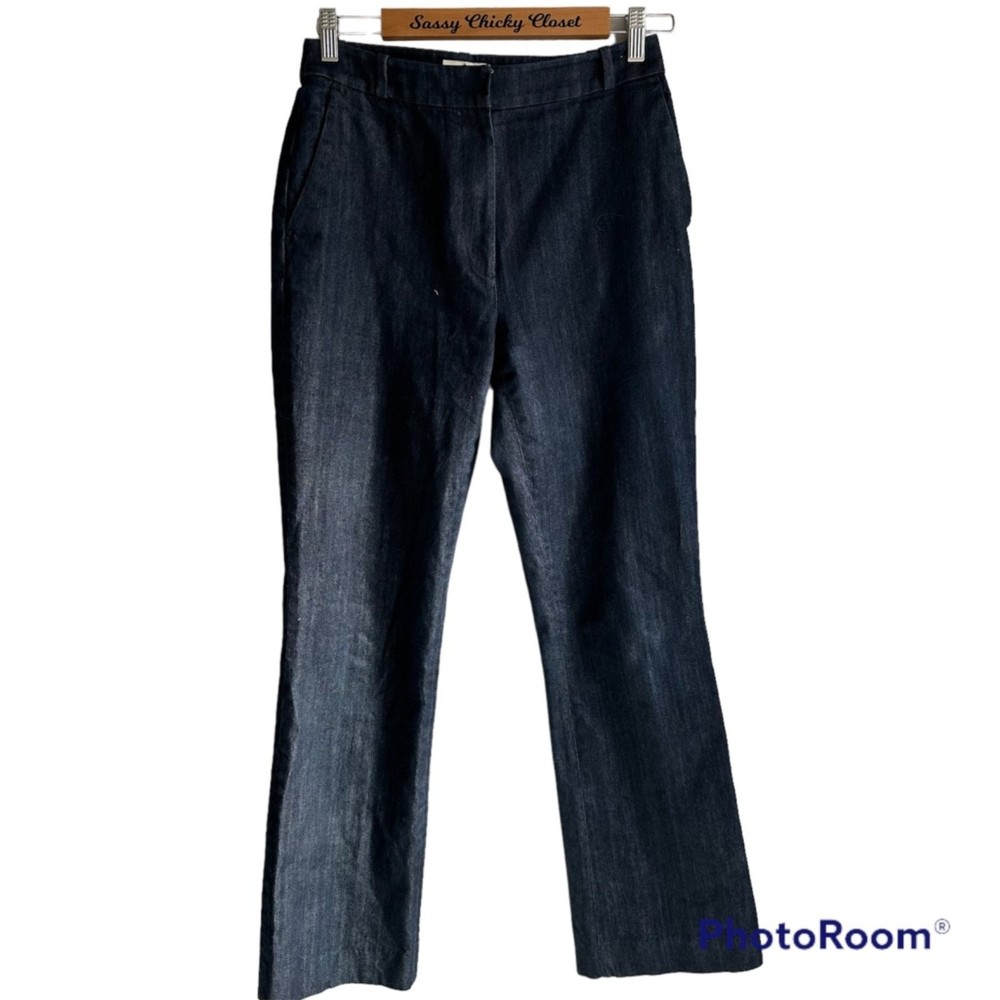 Kate Spade Dark Wash High Waisted Ladies‎ Denim Career Trousers, 6